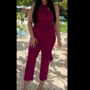 Gorgeous pink/violent jumpsuit